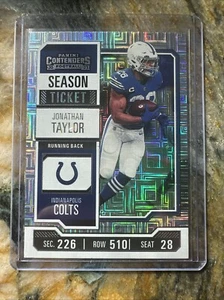 2023 Panini Contenders JONATHAN TAYLOR Mojo Season Ticket Colts  - Picture 1 of 2