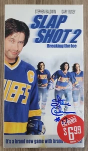 Steve Carlson Signed Slap Shot 2 VHS Actor LEGEND RAD - Picture 1 of 1