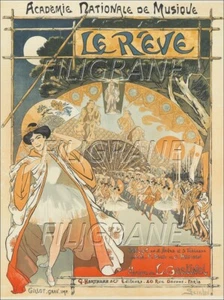 LE RêVE BALLET DANSE Rarj - POSTER HQ 40x60cm d'une AFFICHE VINTAGE - Imagen 1 de 1