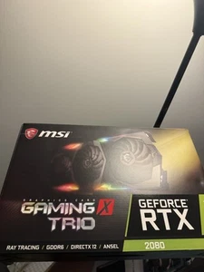 MSI NVIDIA GeForce RTX 2080 GAMING X TRIO 8GB GDDR6 Graphics Card - Picture 1 of 2