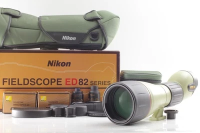 [ Top MINT ] Nikon Fieldscope ED82 + 20x/30x/38x & 40x/60x/75x Eyepieces Japan - Image 1 of 4