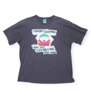 South Park Cartman T-Shirt Mens XL Not Sleeping Comedy Central Y2K Faded - Picture 1 of 9