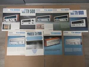 Pioneer TX9500 TX8500 II TX900 TX6500 TX500A Tuner 9 Original Brochure Catalogue - Picture 1 of 3
