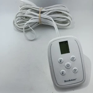 Brookstone LL-A16-10BL Cavo di Alimentazione Controllo Digitale Riscaldato Elettrico Coperta - Foto 1 di 2