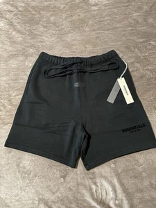 NEW Fear of God Essentials Shorts Black Size Medium 100% Authentic ✅ - Picture 1 of 8