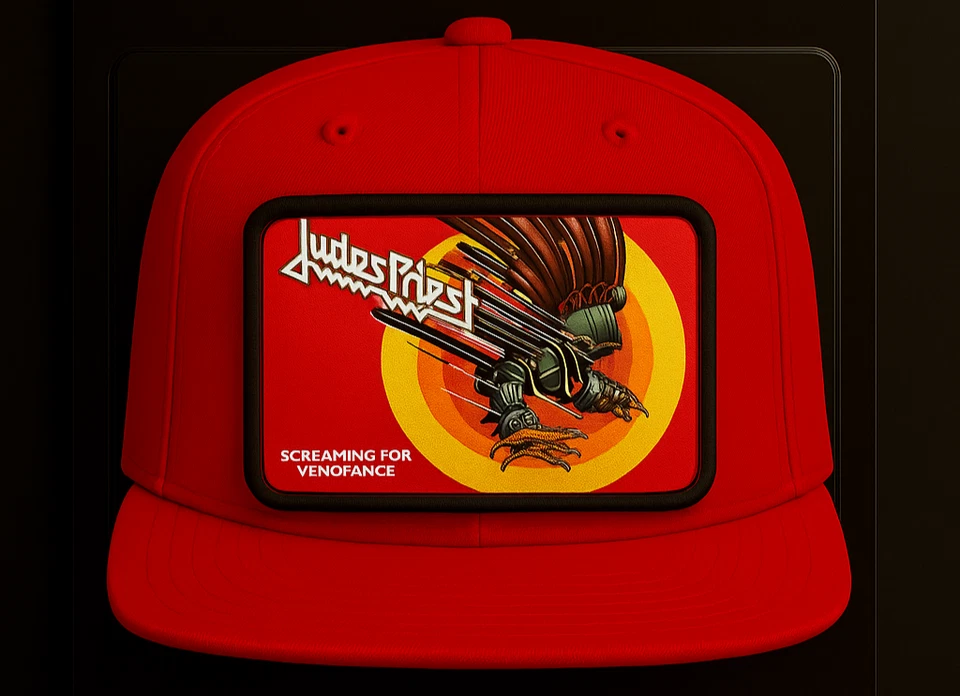 Chapéu Judes Priest Screaming For Vengeance, Patch de Metal Removível, Snapback - Imagem 1 de 1