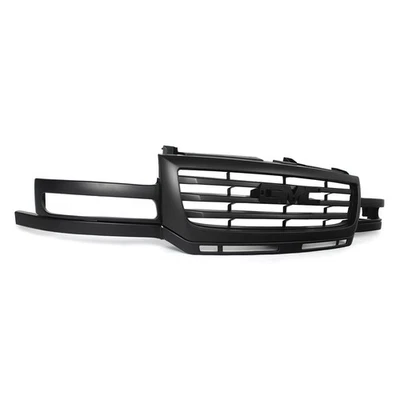 For 2003-2007 GMC Sierra 2500 HD 3500 HD Front Bumper Grille Matte Black Grill - Image 1 of 4