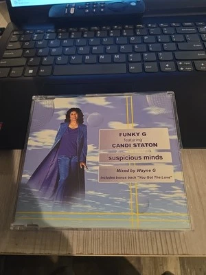 143 - Funky G ft Candi Staton-Suspicious Minds 4-track CD single Clubscene 2000 - Image 1 of 3