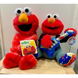 Guitarra Rock N Roll Elmo de colección toca música canta y agita 1998 con Elmo 2022 nueva con etiquetas - Imagen 1 de 17