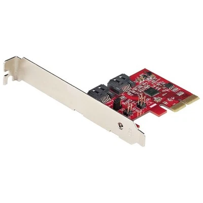 StarTech.com Scheda PCIe SATA - Scheda di Espansione PCIe SATA 2 Porte 6Gbps - P - Immagine 1 di 4