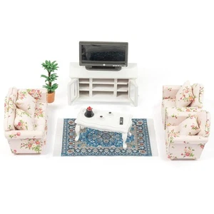 SAMCAMI Miniature Dollhouse Furniture 1 12 Scale - Wooden Dollhouse Furniture... - Picture 1 of 6