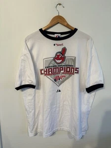 2007 Cleveland Indians Central Division Champions T Shirt Size XL - Picture 1 of 4