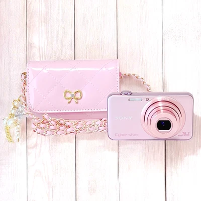 Rare!! [Top Mint w/ Box] SONY Cyber-shot DSC-WX50 Pink Digital Camera w/ Pouch - Image 1 of 4