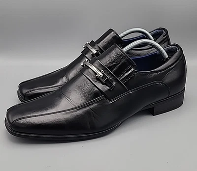 Steve Madden M-Nordic Mens Size 11 Black Loafers Slip Ons Casual Shoes Excellent - Image 1 of 4