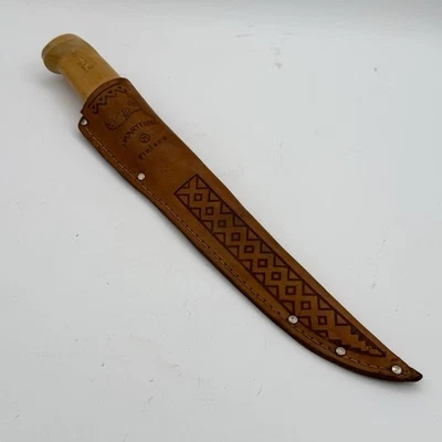 Rapala J. Marttiini Finland 9" Filet Knife W/Sheath Hand Ground Stainless Foto 1 de 4