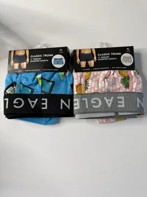 Cueca boxer American Eagle Outfitters 2 pares novo tamanho XL jersey elástico macio - Imagem 1 de 4