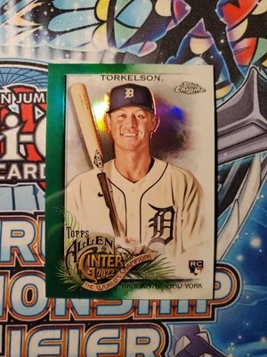 2022 Spencer Torkelson Topps Allen & Ginter Chrome Green Refractor /99 #208 RC - Image 1 of 2