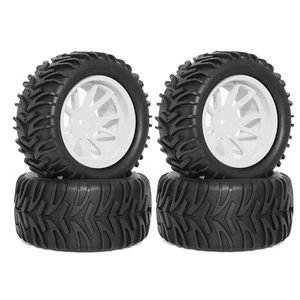 Rc Pneumatici 1/10 Camion Pneumatici e Ruote Telecomando Pneumatici Camion Bianco L2R49748 - Foto 1 di 10