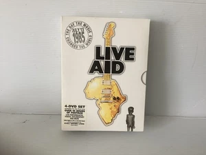 Live Aid DVD 4 Disc Set + Booklet Watched Once Reg 2-6 Queen U2 Phil Collins - Imagen 1 de 3