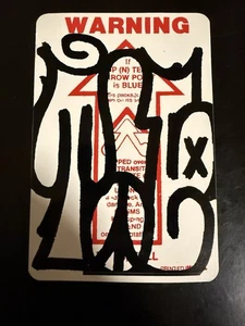 Sticker Graffiti Art Jonathan Lim aka TIE ONE by MQ - Picture 1 of 3