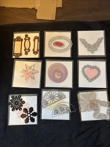 Paquete de troqueles de corte de metal formas florales, etc. (8) - Imagen 1 de 10