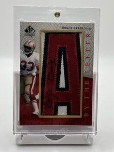 2007 Upper Deck SP Authentic Roger Craig Auto By The Letter “A” 81/99 SF 49ers - Picture 1 of 4