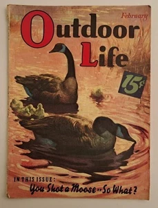 1939 Outdoor Life Magazine Marthas Vineyard Stripers TN Wild Boars Muzzle Loader - Picture 1 of 10