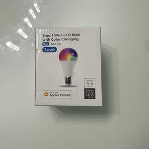 Smart Light Bulb, Smart WiFi LED Bulbs Compatible with Apple HomeKit, Siri, A... - Picture 1 of 3