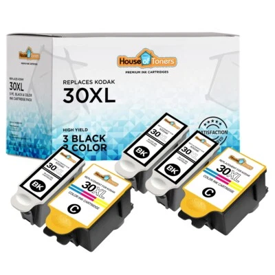 5PK 30XL Ink Cartridges for Kodak ESP 1.2 Hero 4.2 ESP C310 Hero 2.2 Printer - Image 1 of 2