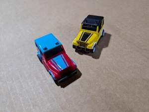 2 Tyco Curve Hugger Lighted Jeep CJ-7 HO Slot Cars - Picture 1 of 9