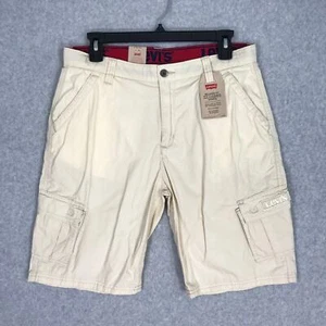 Levis Shorts Boy Size 20 W 30 Cargo Relaxed Cotton Adjustable Elastic Waist Knee - Picture 1 of 11