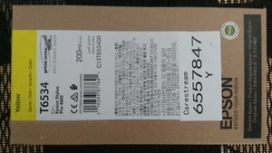 2022 GENUINE EPSON T6534 YELLOW ULTRACHROME HDR INK STYLUS PRO 4900 SEALED - Picture 1 of 1