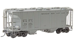 Kadee HO scale #8343 ~ Minneapolis & St. Louis ~ PS-2 Bay Covered Hopper ~ NEW - Picture 1 of 3