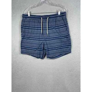 American Eagle Herren Größe M blau gestreift Pull On Shorts  - Bild 1 von 10