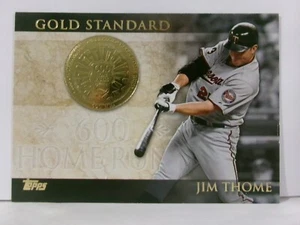2012 Topps Gold Standard Jim Thome #GS-17 HOF - Picture 1 of 2