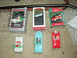 3 ORNAMENT 1 ANDENKEN 1957 CORVETTE 1991 , Bel Air 1994 und ENESCO DREAM WHEEL - Bild 1 von 18