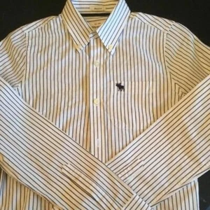 Abercrombie Button Down Muscle Shirt XL Kids Long Sleeve - Picture 1 of 3
