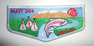 Mayi Lodge 354 1992 NOAC OA Flap - verschmolzen in Amangi Nacha - Bild 1 von 1