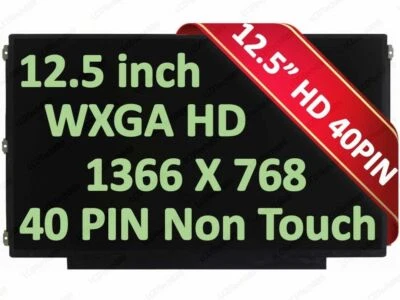 NEW LG Philips LP125WH2(SL)(B3) Display 12.5" HD 1366x768 LED 40pin IPS Matte - Image 1 of 4