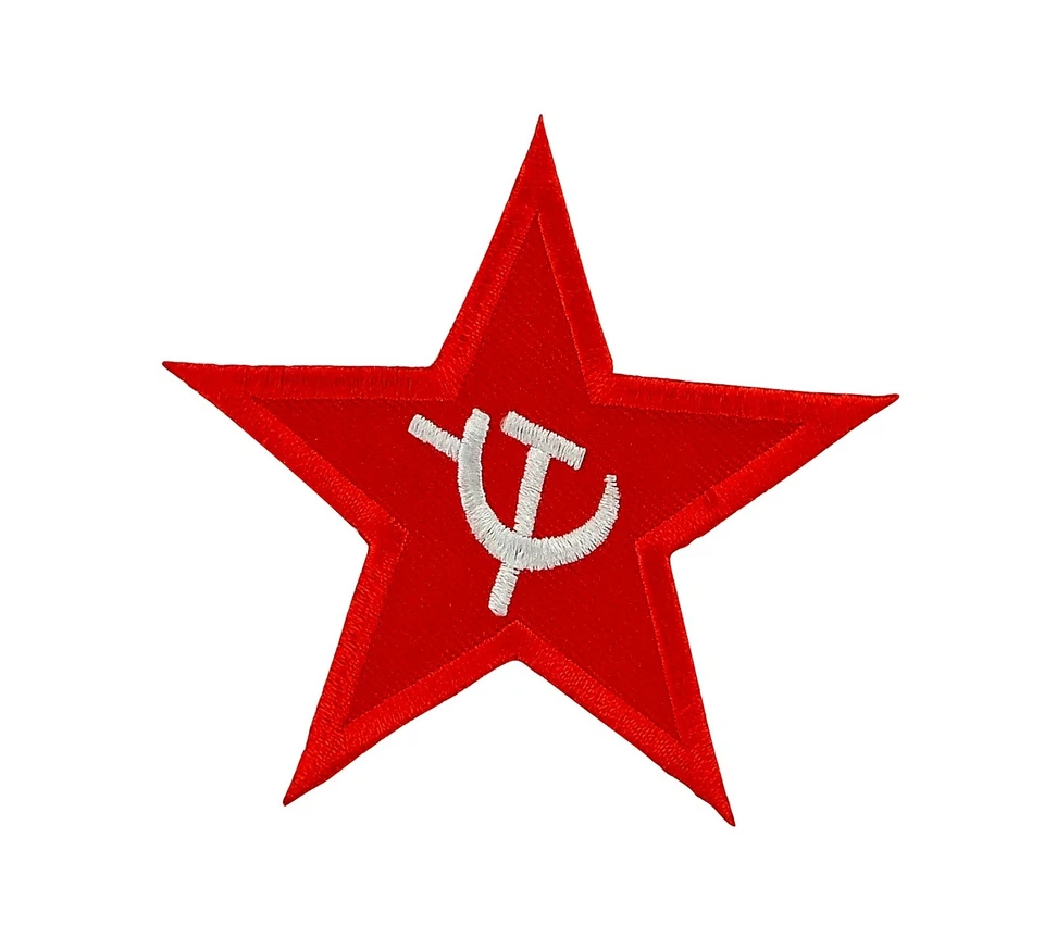 Patch toppe toppa ricamate termoadesiva cccp urss ussr sovietica stella - Immagine 1 di 1