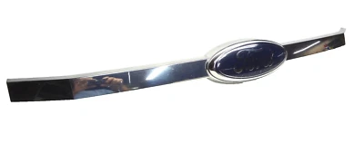 Хромированная центральная решетка радиатора 2009–2012 Ford Flex с синей овальной эмблемой оригинальная б/у деталь - Изображение 1 из 4