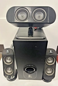 Sistema de altavoces para computadora Logitech X-530 5.1 sonido envolvente - Sub + 3 altavoces - Imagen 1 de 8