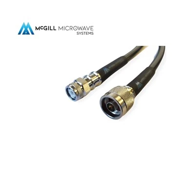 N Male to TNC male Cable Assembly Low Loss Coaxial RG214 LSZH Military Spec M17 - Image 1 of 4