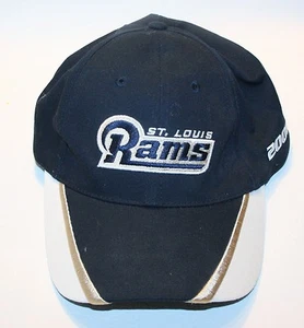 Gorra ajustable St Louis Rams azul 2008 Edward Jones Stadium Give Away nueva - Imagen 1 de 4