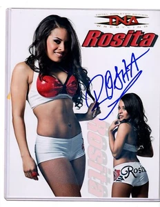 ROSITA TNA Wrestling 8 X 10 AUTOGRAPH PHOTO - Picture 1 of 1