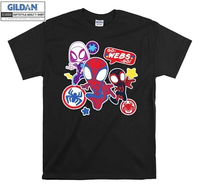 Marvel Spidey And His Amazing Friends Go We Hoodie Tshirt Men Women Unisex AB735 - Image 1 of 4