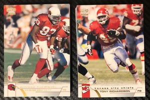 2002 Pacific Football Cards Singles You Pick