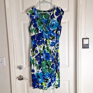 LAUREN RALPH LAUREN Women's Floral shift Dress Women size 14 - Picture 1 of 6
