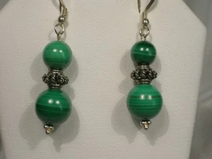 Malachite Dangle Earrings - Bild 1 von 1