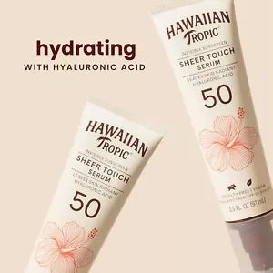 Hawaiian Tropic Sheer Touch Body Serum Sunscreen 3.3 oz - NO COVERS  EXP 2O25+ - Picture 1 of 9